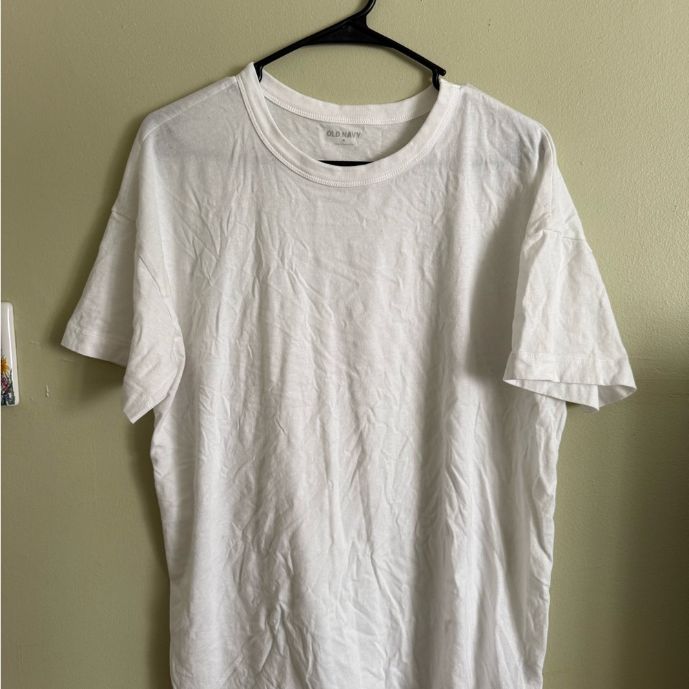 Old Navy White Short Sleeve Tee